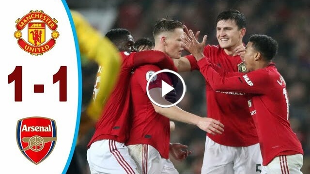 Manchester United vs Arsenal 1-1 All Goals & Highlights