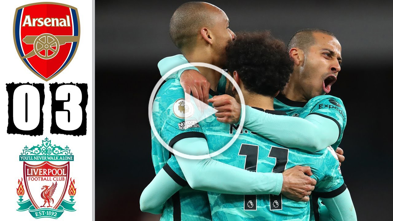 Watch: Arsenal 0-3 Liverpool | All Goals & Highlights